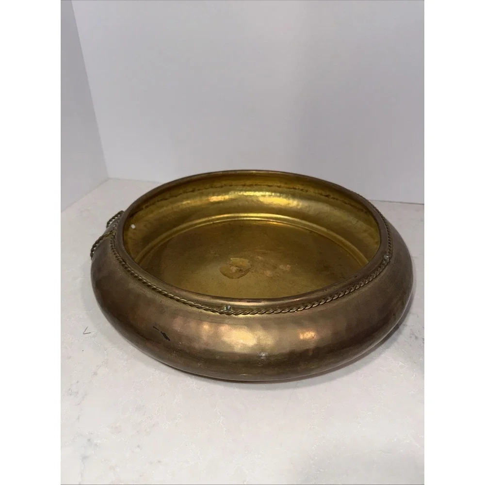 large brass bowl vintage